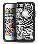 Toned Zebra Print - iPhone 7 or 8 OtterBox Case & Skin Kits