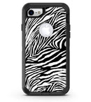 Toned Zebra Print - iPhone 7 or 8 OtterBox Case & Skin Kits