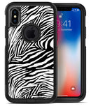 Toned Zebra Print - iPhone X OtterBox Case & Skin Kits