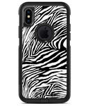 Toned Zebra Print - iPhone X OtterBox Case & Skin Kits