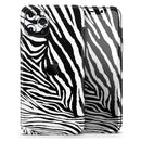 Toned Zebra Print - Protective Skin Wrap & Decal – Compatible with iPhone SE to iPhone 17 Pro Max (All Models)