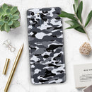 Traditional Black & White Camo - Premium Vinyl Skin Decal for Samsung Galaxy S25 Ultra, S24, S23, S22 & All Galaxy S Models