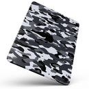 Traditional Black & White Camo - Full Body Skin Decal for the Apple iPad Pro 12.9", 11", 10.5", 9.7", Air or Mini (All Models Available)