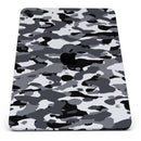Traditional Black & White Camo - Full Body Skin Decal for the Apple iPad Pro 12.9", 11", 10.5", 9.7", Air or Mini (All Models Available)