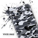 Traditional Black & White Camo - Protective Skin Wrap & Decal – Compatible with iPhone SE to iPhone 17 Pro Max (All Models)