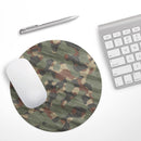 Traditional Camouflage Fabric Pattern// WaterProof Rubber Foam Backed Anti-Slip Mouse Pad for Home Work Office or Gaming Computer Desk