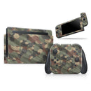 Traditional Camouflage Fabric Pattern // Skin Decal Wrap Kit for Nintendo Switch Console & Dock, Joy-Cons, Pro Controller, Lite, 3DS XL, 2DS XL, DSi, or Wii - Vinyl Skin Wrap for Nintendo Switch 2, OLED, Lite, Pro Controller, Wii & Classic Handhelds