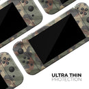Traditional Camouflage Fabric Pattern // Skin Decal Wrap Kit for Nintendo Switch Console & Dock, Joy-Cons, Pro Controller, Lite, 3DS XL, 2DS XL, DSi, or Wii - Vinyl Skin Wrap for Nintendo Switch 2, OLED, Lite, Pro Controller, Wii & Classic Handhelds