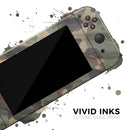 Traditional Camouflage Fabric Pattern // Skin Decal Wrap Kit for Nintendo Switch Console & Dock, Joy-Cons, Pro Controller, Lite, 3DS XL, 2DS XL, DSi, or Wii - Vinyl Skin Wrap for Nintendo Switch 2, OLED, Lite, Pro Controller, Wii & Classic Handhelds