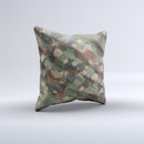 Traditional Camouflage Fabric Pattern ink-Fuzed Decorative Throw Pillow
