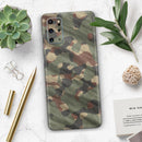 Traditional Camouflage Fabric Pattern - Premium Vinyl Skin Decal for Samsung Galaxy S25 Ultra, S24, S23, S22 & All Galaxy S Models