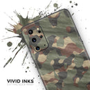 Traditional Camouflage Fabric Pattern - Premium Vinyl Skin Decal for Samsung Galaxy S25 Ultra, S24, S23, S22 & All Galaxy S Models