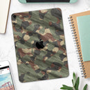 Traditional Camouflage - Full Body Skin Decal for the Apple iPad Pro 12.9", 11", 10.5", 9.7", Air or Mini (All Models Available)