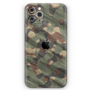 Traditional Camouflage Fabric Pattern - Protective Skin Wrap & Decal – Compatible with iPhone SE to iPhone 17 Pro Max (All Models)