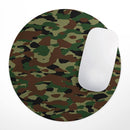 Traditional Camouflage// WaterProof Rubber Foam Backed Anti-Slip Mouse Pad for Home Work Office or Gaming Computer Desk