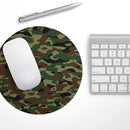 Traditional Camouflage// WaterProof Rubber Foam Backed Anti-Slip Mouse Pad for Home Work Office or Gaming Computer Desk