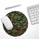 Traditional Camouflage// WaterProof Rubber Foam Backed Anti-Slip Mouse Pad for Home Work Office or Gaming Computer Desk