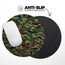 Traditional Camouflage// WaterProof Rubber Foam Backed Anti-Slip Mouse Pad for Home Work Office or Gaming Computer Desk
