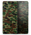Traditional Camouflage - Premium Vinyl Skin Decal for Samsung Galaxy S25 Ultra, S24, S23, S22 & All Galaxy S Models