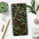 Traditional Camouflage - Premium Vinyl Skin Decal for Samsung Galaxy S25 Ultra, S24, S23, S22 & All Galaxy S Models