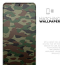 Traditional Camouflage - Premium Vinyl Skin Decal for Samsung Galaxy S25 Ultra, S24, S23, S22 & All Galaxy S Models