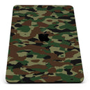 Traditional Camouflage Fabric Pattern - Full Body Skin Decal for the Apple iPad Pro 12.9", 11", 10.5", 9.7", Air or Mini (All Models Available)