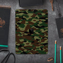 Traditional Camouflage Fabric Pattern - Full Body Skin Decal for the Apple iPad Pro 12.9", 11", 10.5", 9.7", Air or Mini (All Models Available)