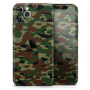 Traditional Camouflage - Protective Skin Wrap & Decal – Compatible with iPhone SE to iPhone 17 Pro Max (All Models)