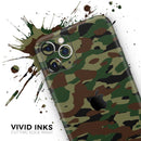 Traditional Camouflage - Protective Skin Wrap & Decal – Compatible with iPhone SE to iPhone 17 Pro Max (All Models)
