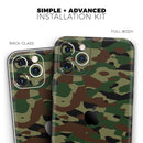 Traditional Camouflage - Protective Skin Wrap & Decal – Compatible with iPhone SE to iPhone 17 Pro Max (All Models)