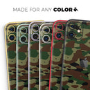 Traditional Camouflage - Protective Skin Wrap & Decal – Compatible with iPhone SE to iPhone 17 Pro Max (All Models)