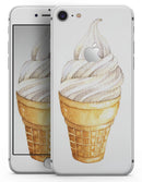 Traditional Ice Cream Cone Swirl  - Skin-kit for the iPhone 8 or 8 Plus