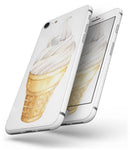 Traditional Ice Cream Cone Swirl  - Skin-kit for the iPhone 8 or 8 Plus