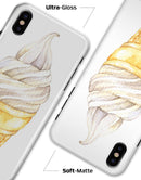 Traditional Ice Cream Cone Swirl  - iPhone X Clipit Case
