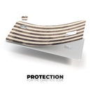 Transparent Clouds on Black and White Verticle Stripes - Premium Protective Decal Skin-Kit for the Apple Credit Card