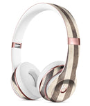 Transparent Clouds on Black and White Verticle Stripes Full-Body Skin Kit for the Beats by Dre Solo 3 Wireless Headphones