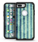 Transparent Clouds on Navy and Teal Verticle Stripes - iPhone 7 Plus/8 Plus OtterBox Case & Skin Kits