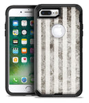 Transparent Clouds over Black and White Verticle Pattern - iPhone 7 Plus/8 Plus OtterBox Case & Skin Kits