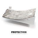 Transparent Clouds over Black and White Verticle Pattern - Premium Protective Decal Skin-Kit for the Apple Credit Card