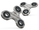 Transparent Clouds over Black and White Verticle Pattern Full-Body Fidget Spinner Skin-Kit