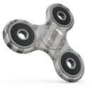 Transparent Clouds over Black and White Verticle Pattern Full-Body Fidget Spinner Skin-Kit