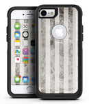 Transparent Clouds over Black and White Verticle Pattern - iPhone 7 or 8 OtterBox Case & Skin Kits