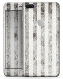 Transparent Clouds over Black and White Verticle Pattern - Skin-kit for the iPhone 8 or 8 Plus