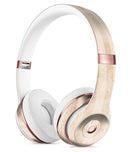 Transparent Clouds over Orange and White Vertical Stripes Full-Body Skin Kit for the Beats by Dre Solo 3 Wireless Headphones