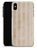 Transparent Clouds over Orange and White Vertical Stripes - iPhone X Clipit Case
