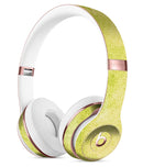 Transparent Fog over Lime Snowflake Pattern Full-Body Skin Kit for the Beats by Dre Solo 3 Wireless Headphones