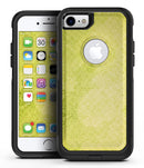 Transparent Fog over Lime Snowflake Pattern - iPhone 7 or 8 OtterBox Case & Skin Kits