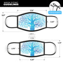 Tree of Life - Made in USA Mouth Cover Unisex Anti-Dust Cotton Blend Reusable & Washable Face Mask with Adjustable Sizing for Adult or Child