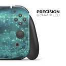 Trendy Green Space Surface // Skin Decal Wrap Kit for Nintendo Switch Console & Dock, Joy-Cons, Pro Controller, Lite, 3DS XL, 2DS XL, DSi, or Wii - Vinyl Skin Wrap for Nintendo Switch 2, OLED, Lite, Pro Controller, Wii & Classic Handhelds