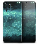 Trendy Green Space Surface - Premium Vinyl Skin Decal for Samsung Galaxy S25 Ultra, S24, S23, S22 & All Galaxy S Models